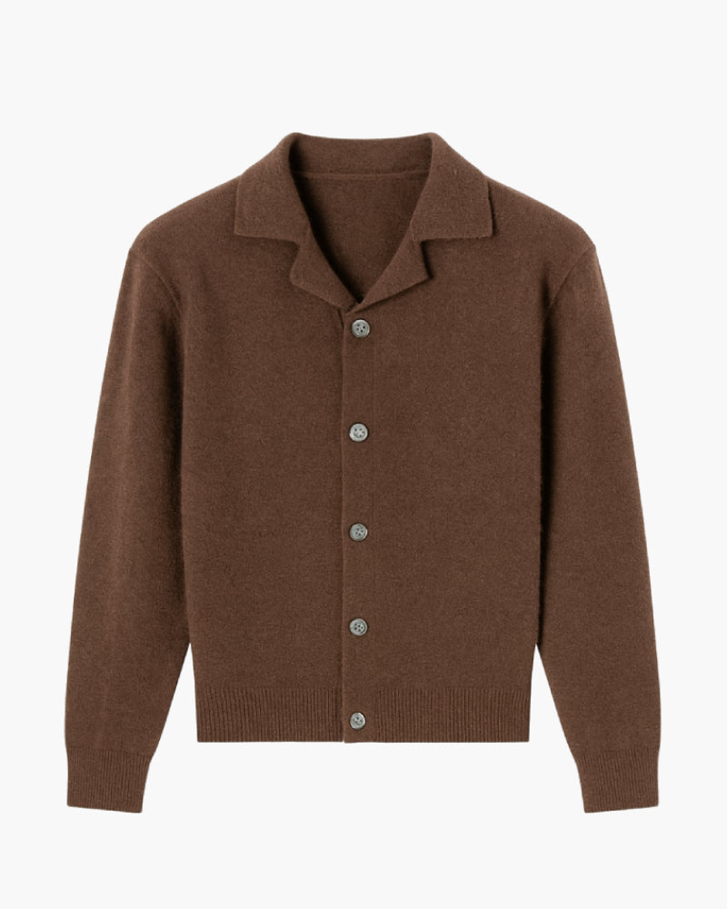 The Holborn Revere Collar Cardigan