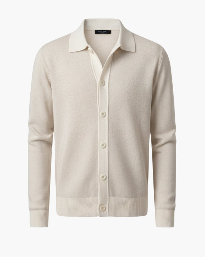 The Mortlake Polo Collar Cardigan