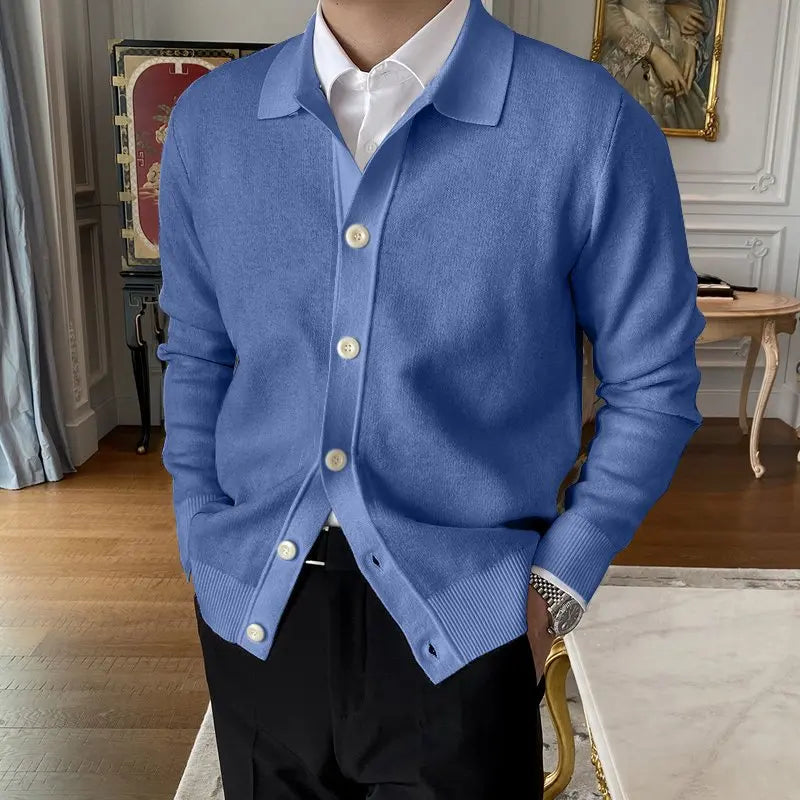 The Mortlake Polo Collar Cardigan