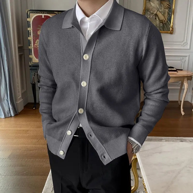 The Mortlake Polo Collar Cardigan