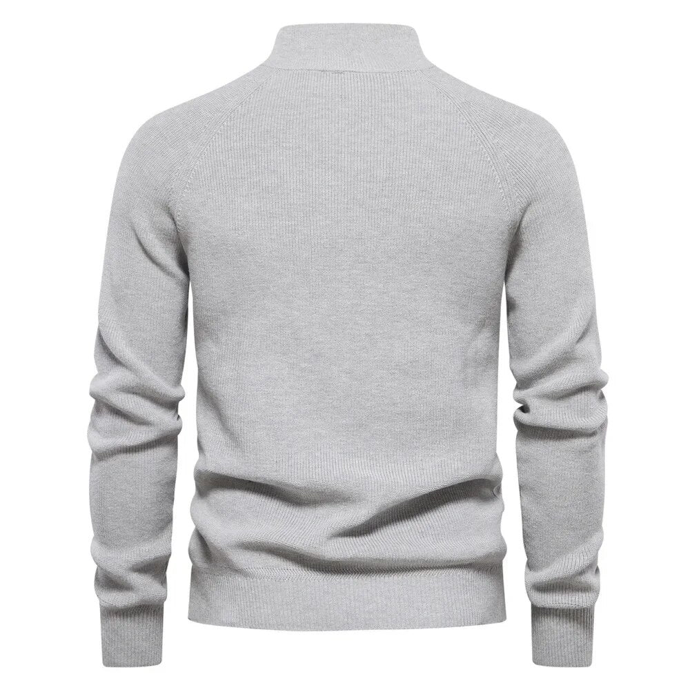 Thomas™ | Strickpullover mit Reißverschluss am Hals