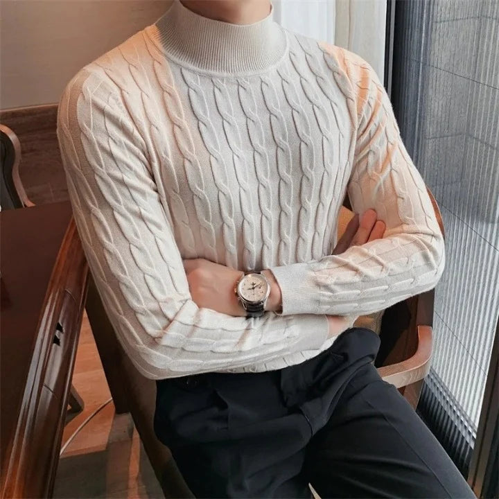 The Kilburn Cable Roll Neck
