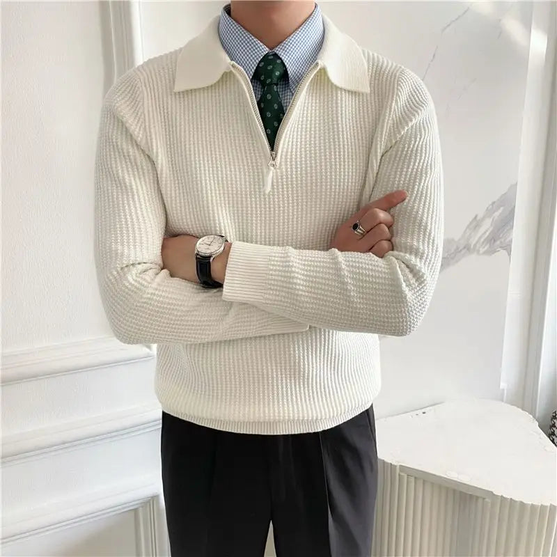 The Oxford Zip Polo