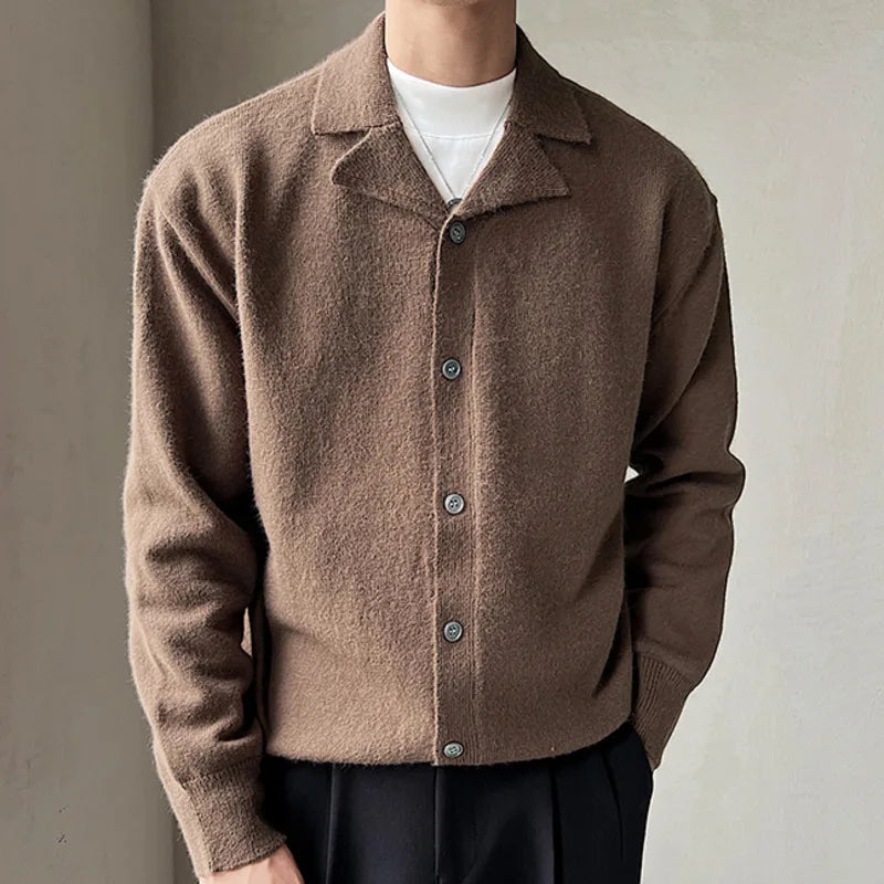 The Holborn Revere Collar Cardigan