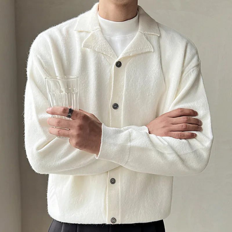 The Holborn Revere Collar Cardigan