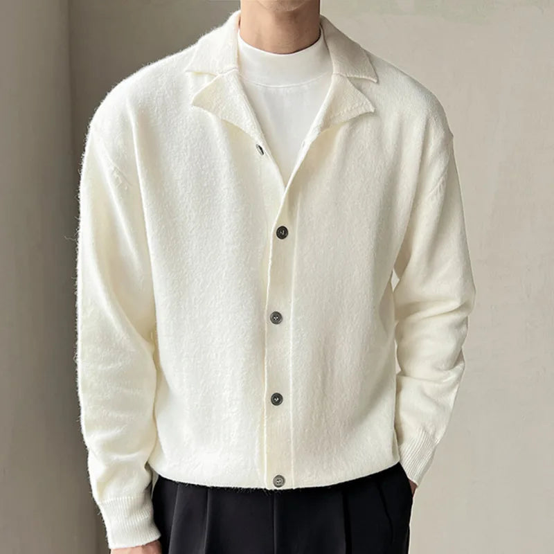 The Holborn Revere Collar Cardigan