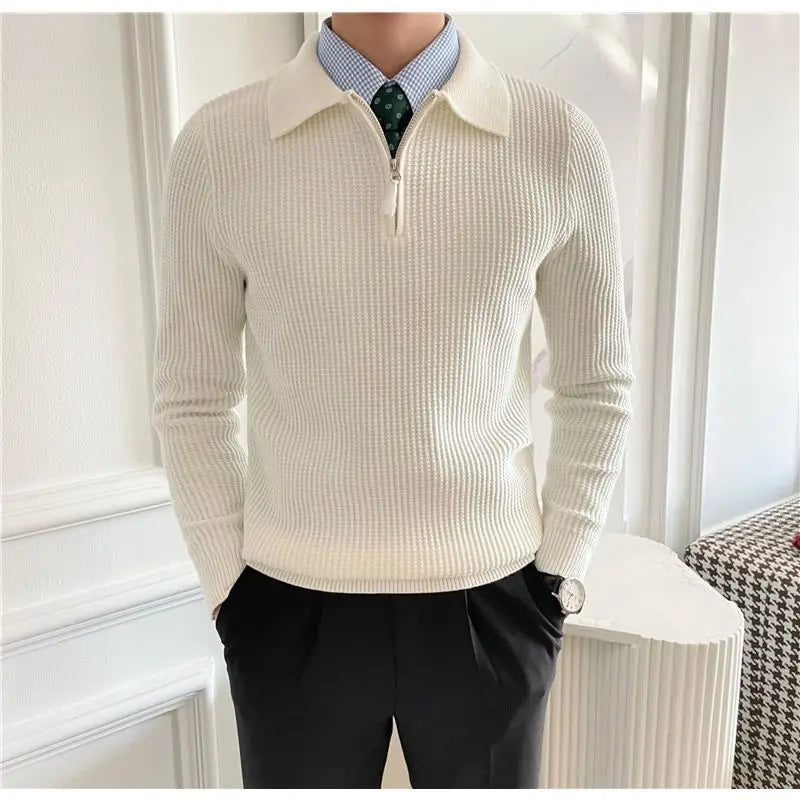 The Oxford Zip Polo