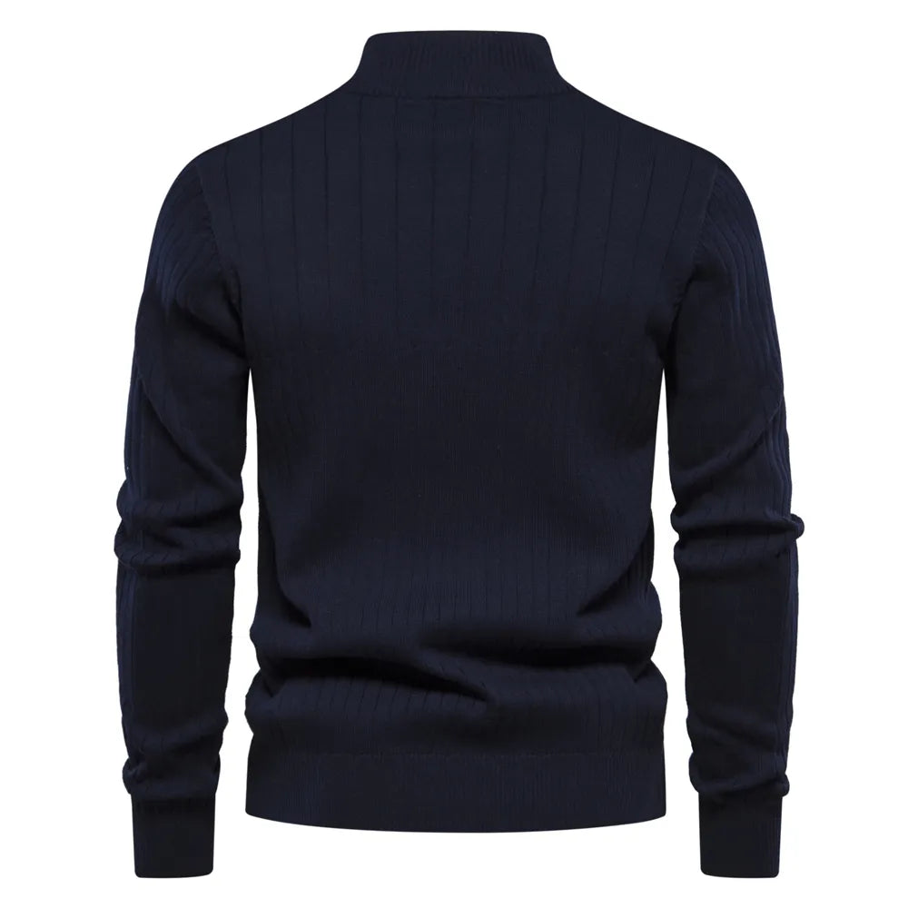 Thomas™ | Strickpullover mit Reißverschluss am Hals