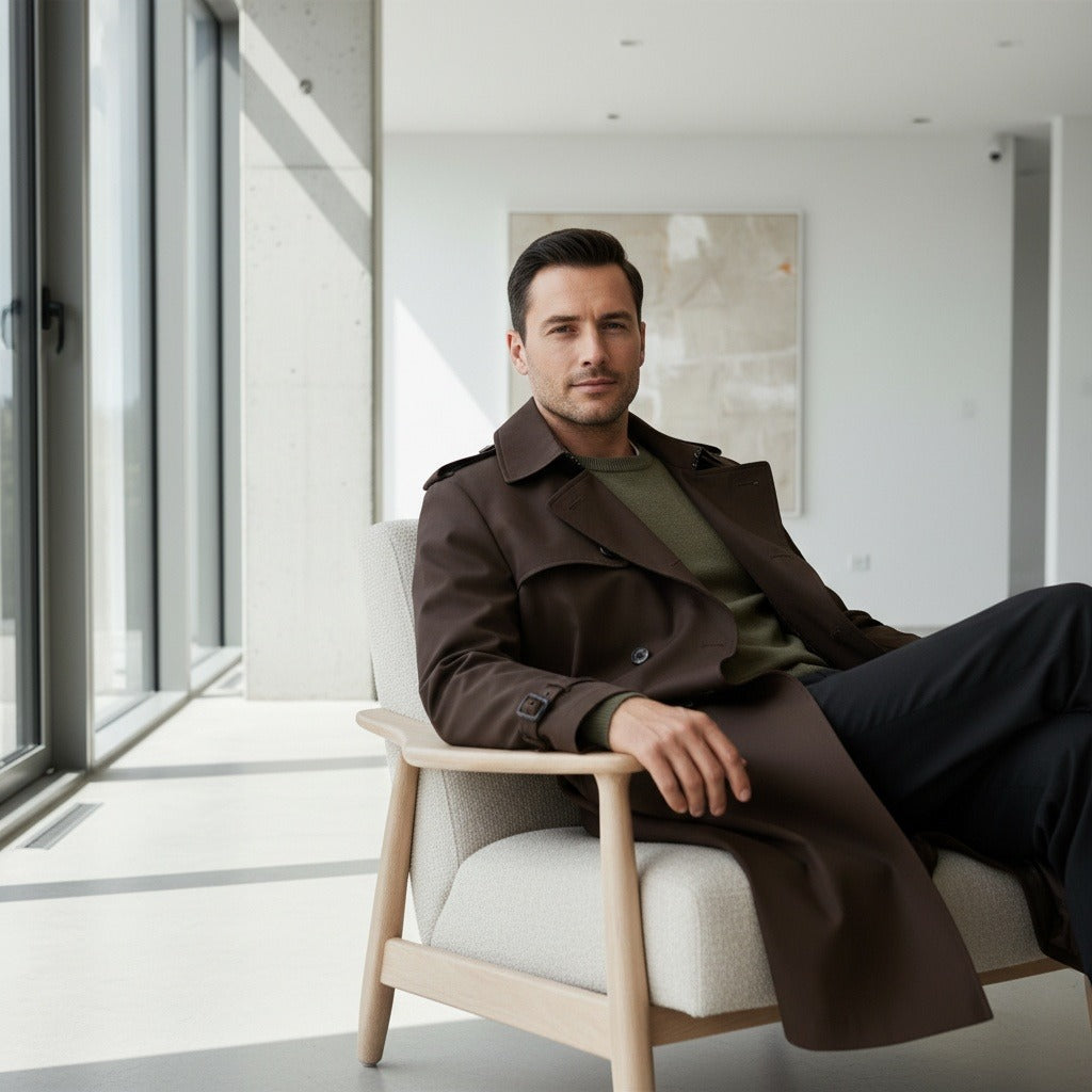The Belmont Belted Trench