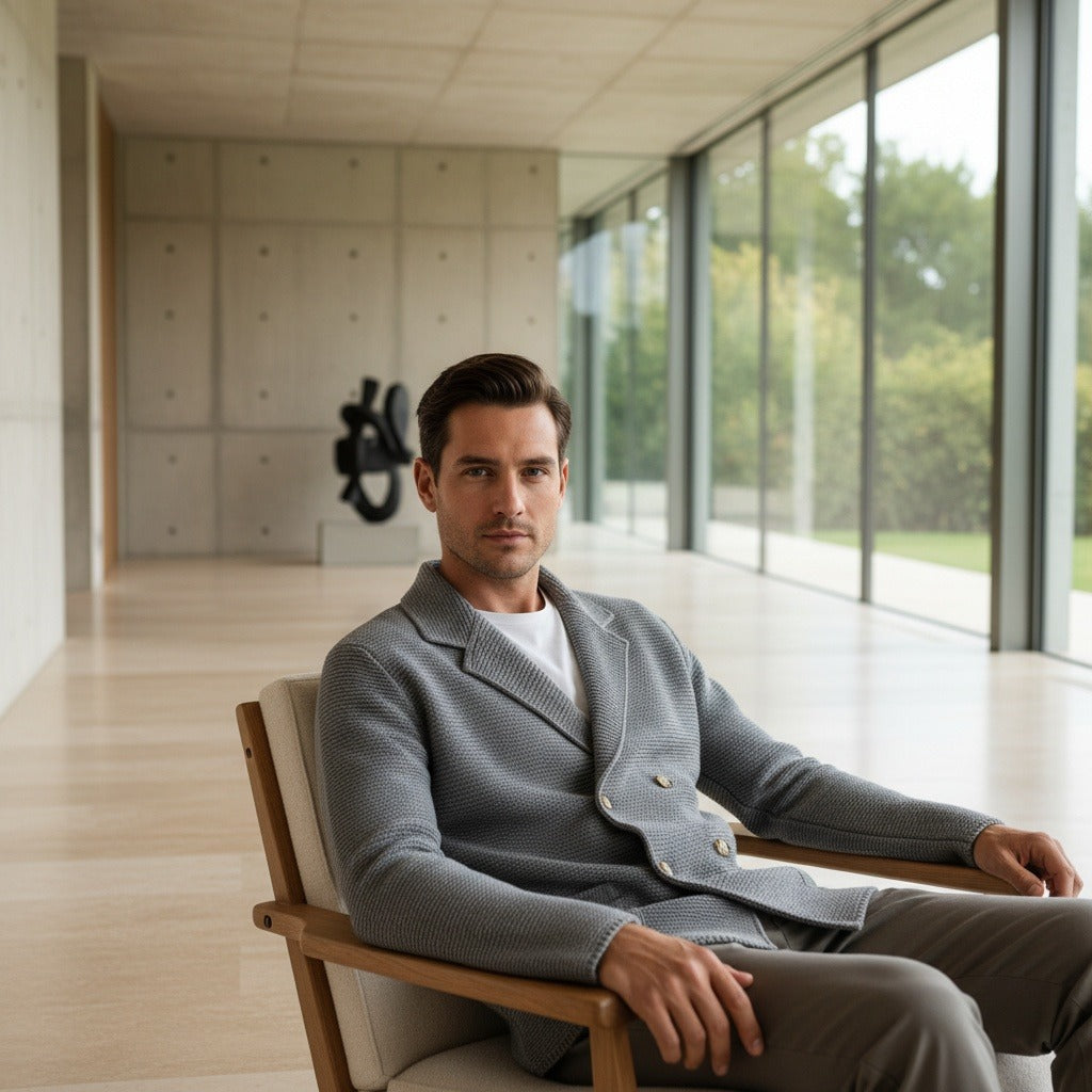 The Windsor Double-Breasted Cardigan