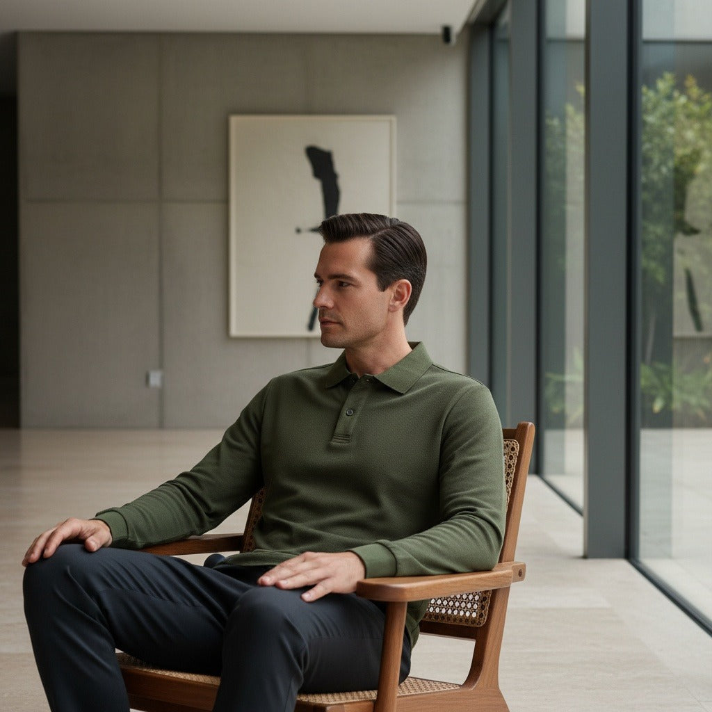 The Kensington Long Sleeve Polo