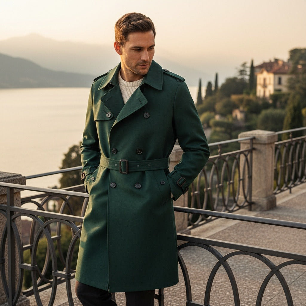 The Belmont Belted Trench