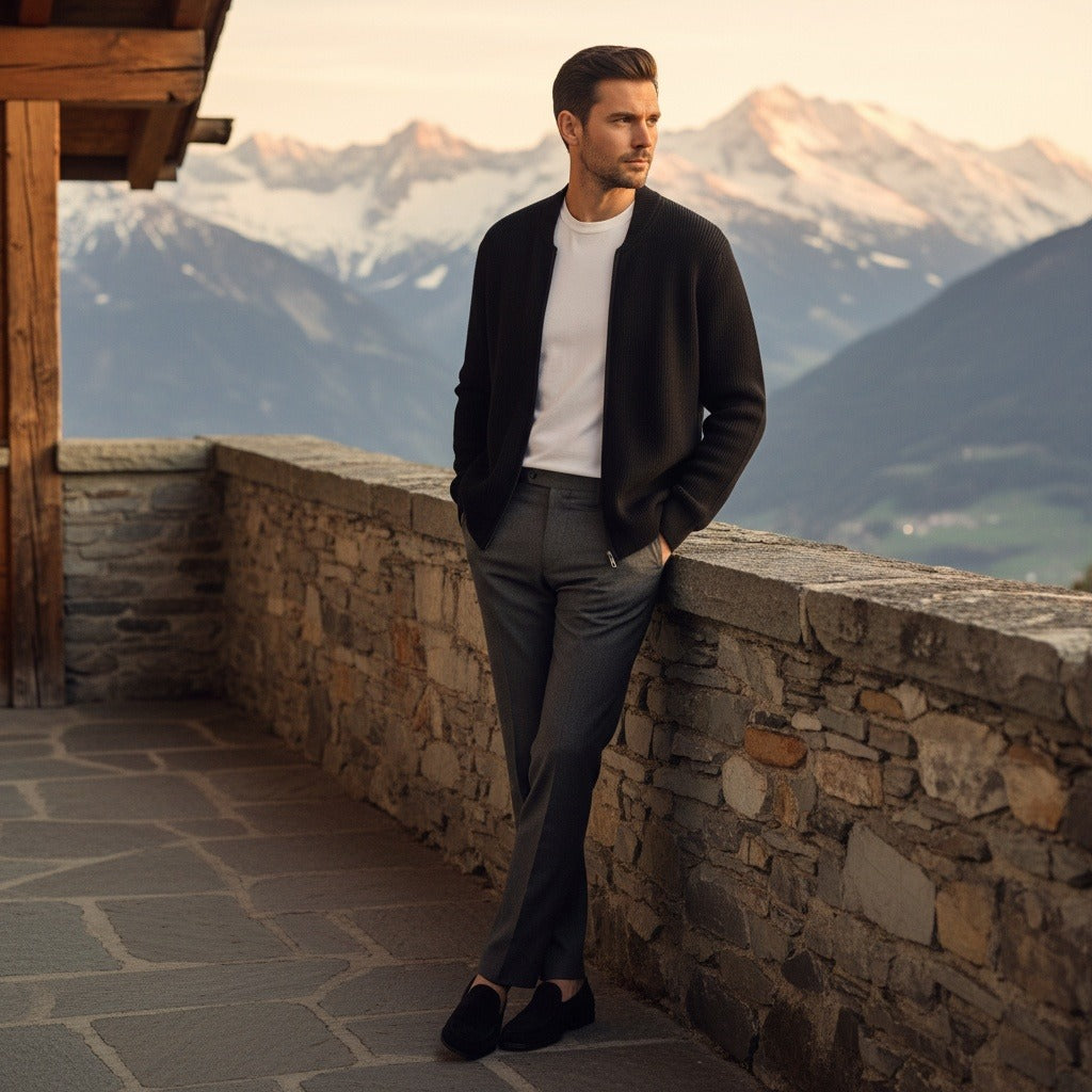 The Hartley Zip Cardigan