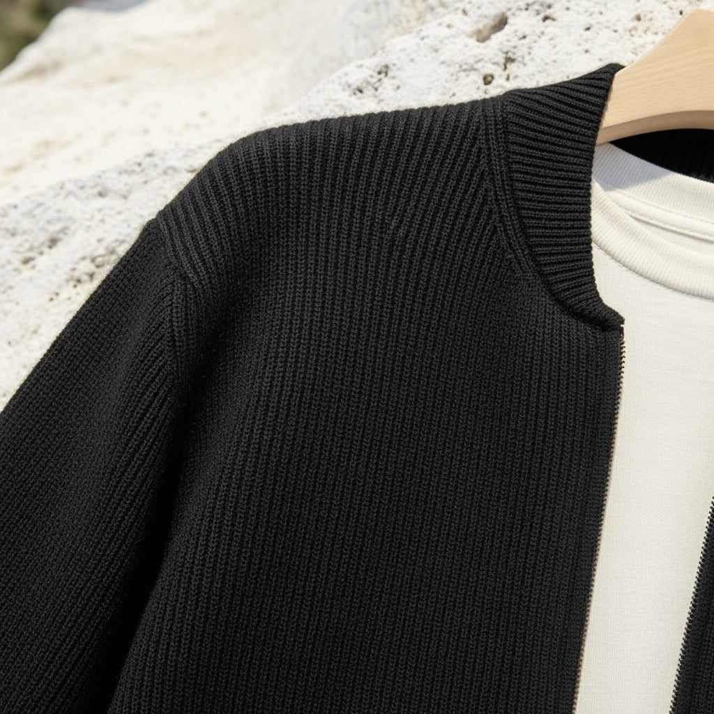 The Hartley Zip Cardigan