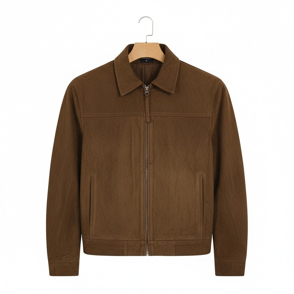 The Sloane Suede Harrington