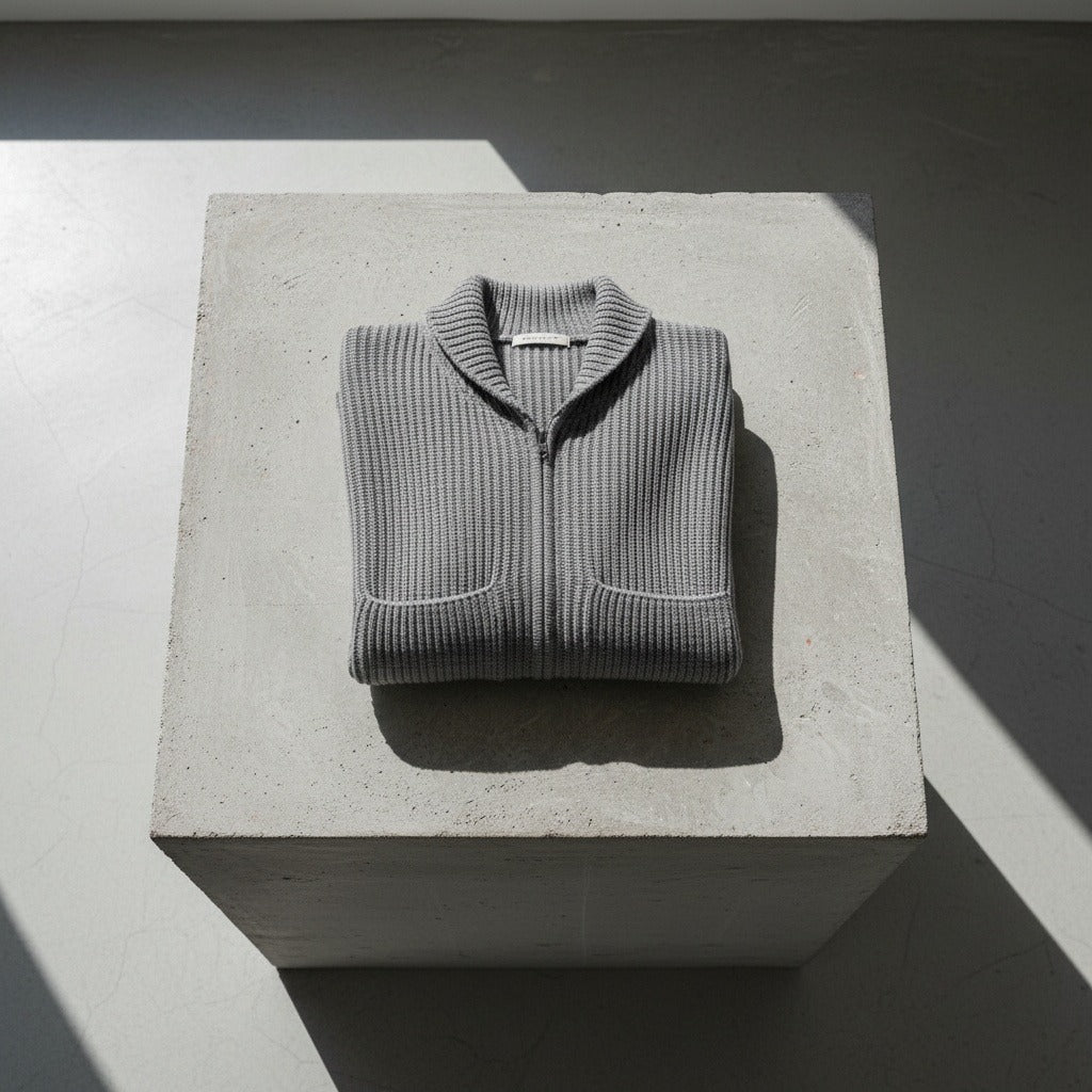The Tetbury Shawl Zip Cardigan