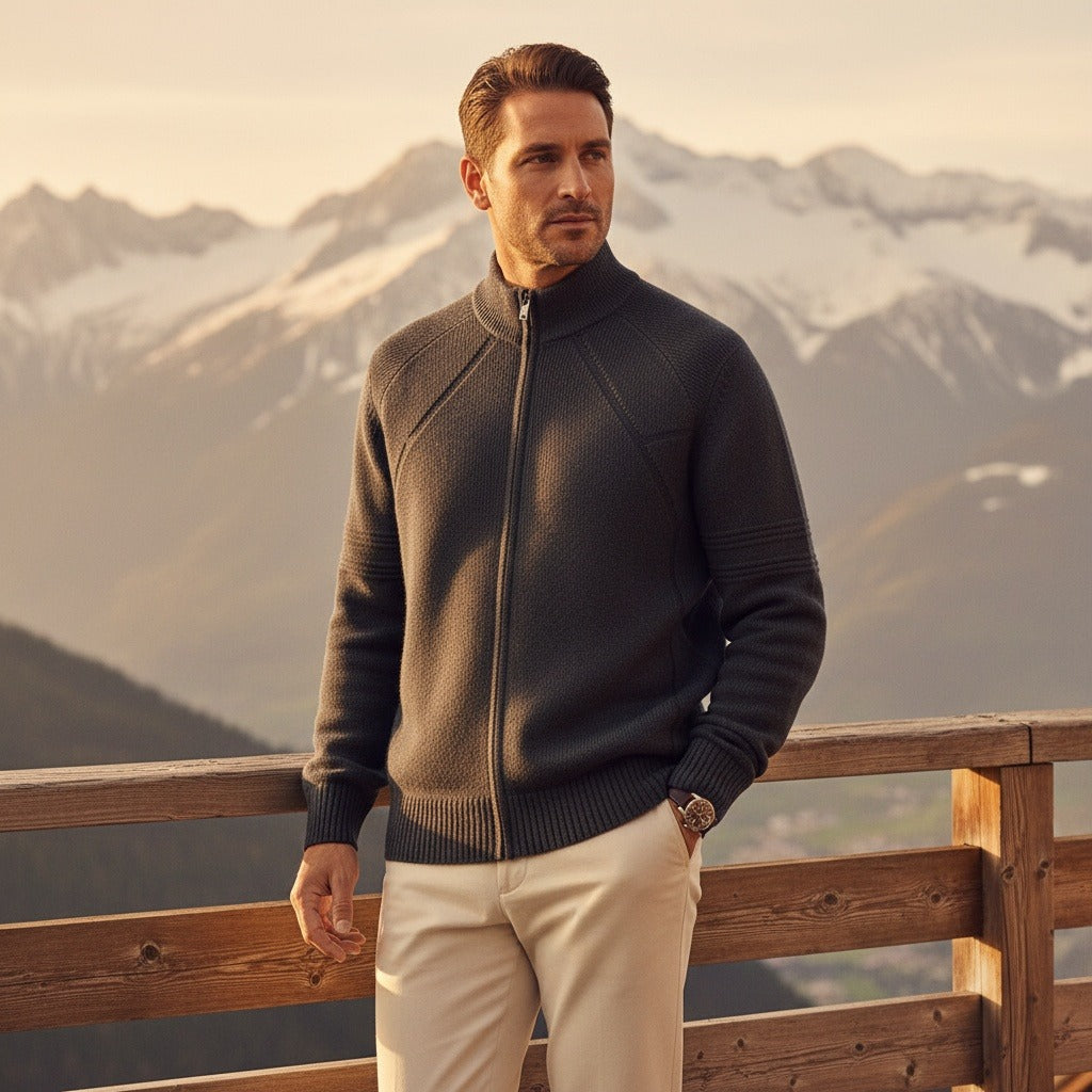The Ridgeway Zip Cardigan