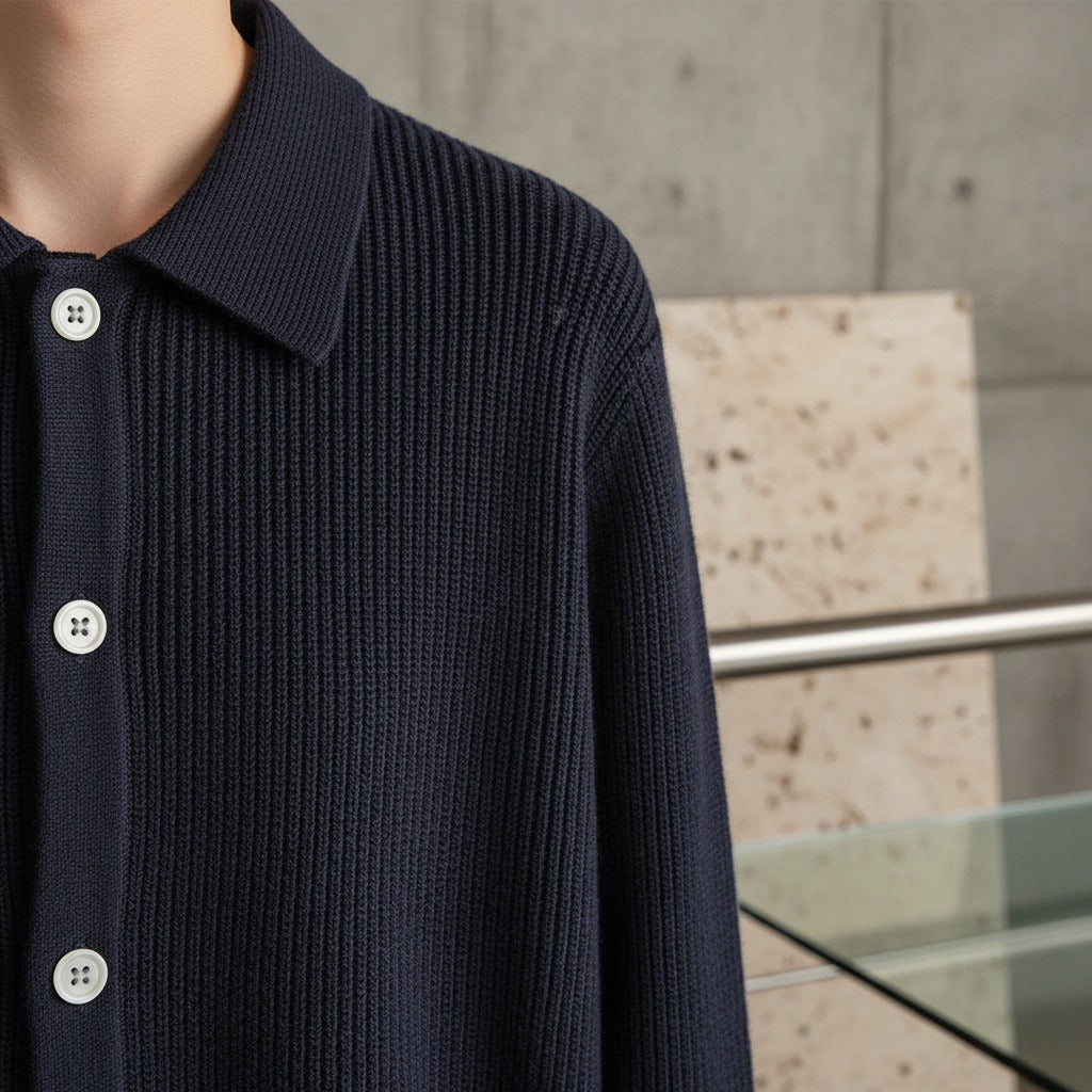 The Kendal Polo Collar Cardigan