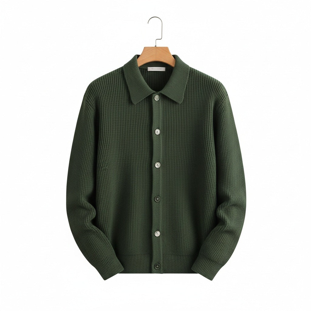 The Kendal Polo Collar Cardigan