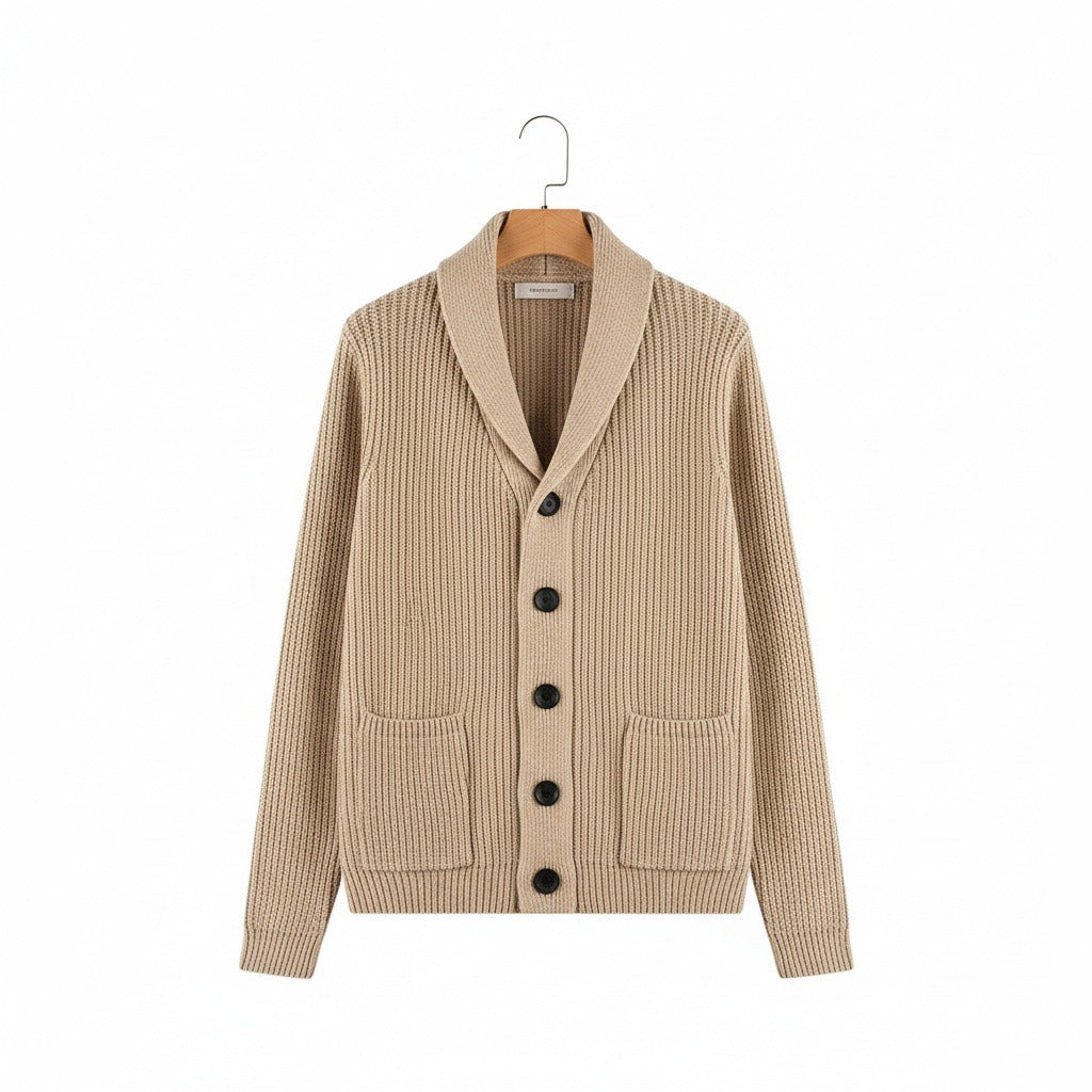 The Wilton Shawl Collar Cardigan