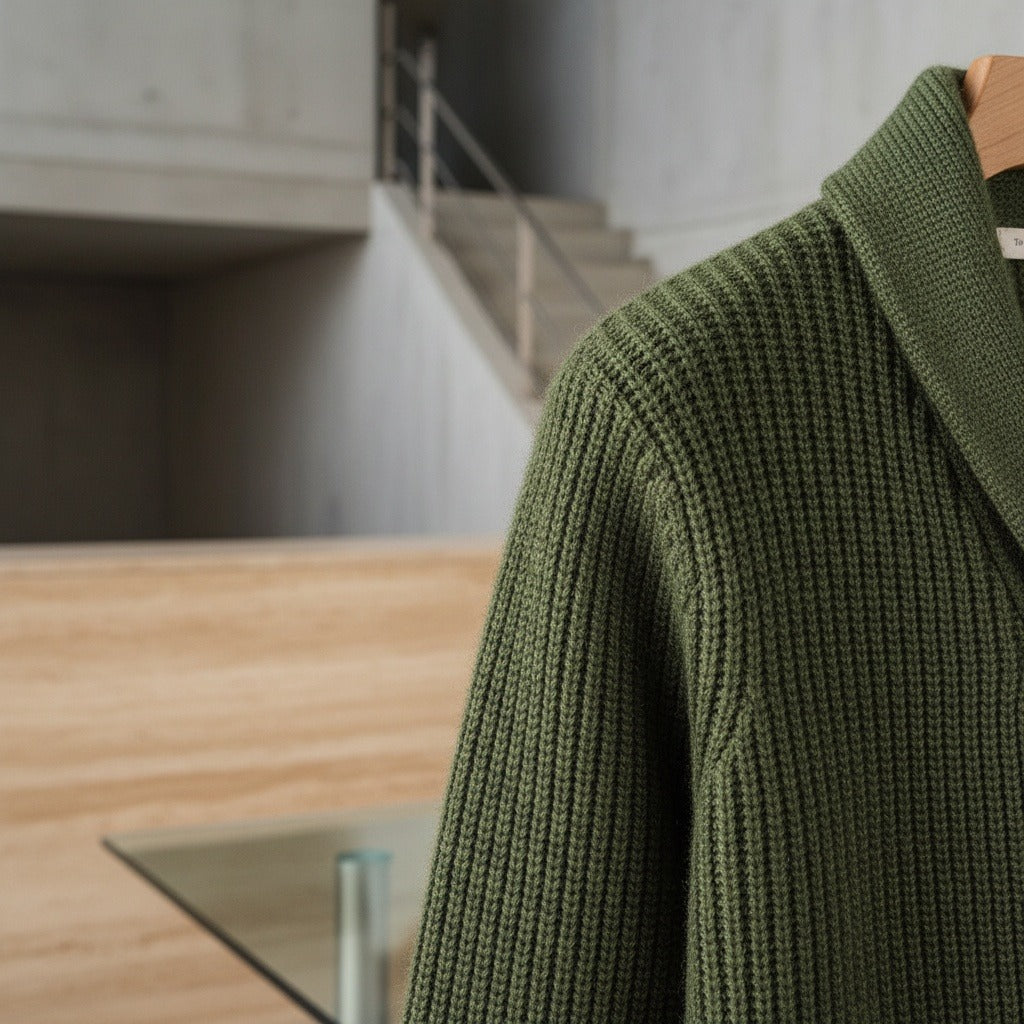 The Wilton Shawl Collar Cardigan