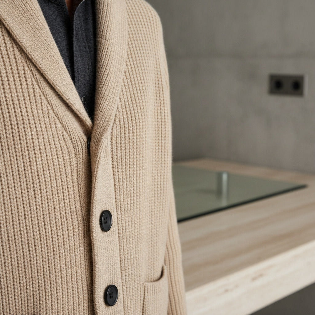 The Wilton Shawl Collar Cardigan