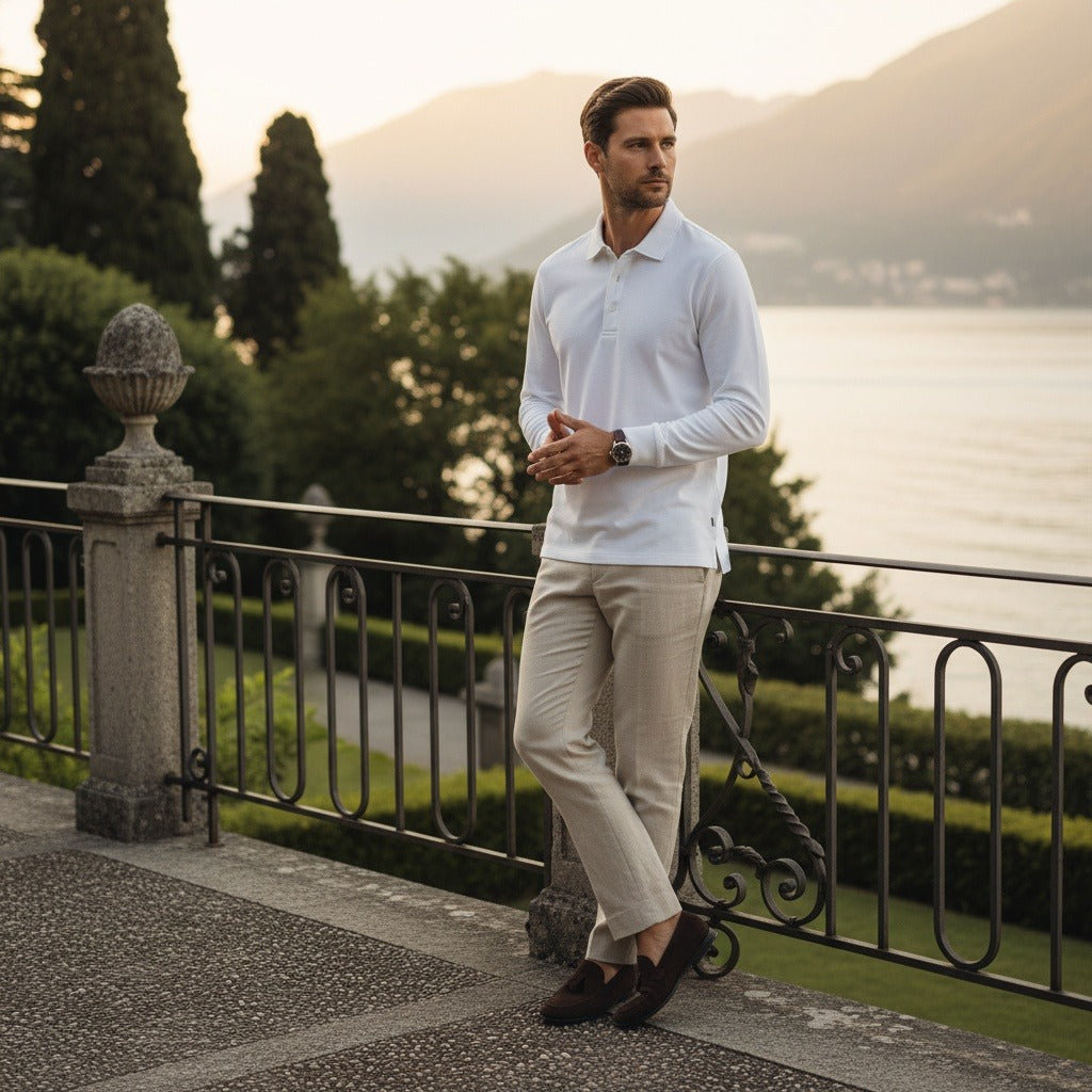 The Kensington Long Sleeve Polo