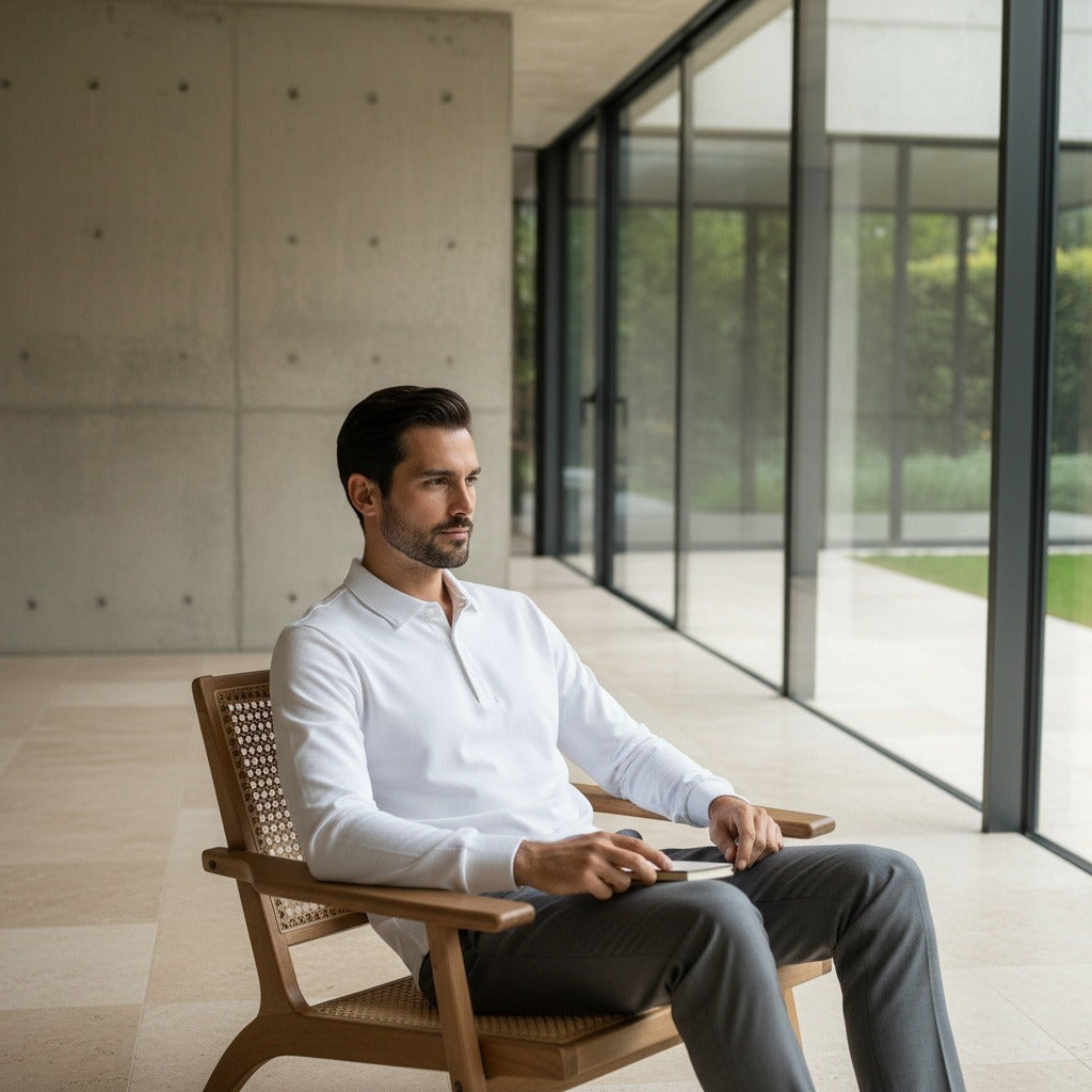 The Kensington Long Sleeve Polo
